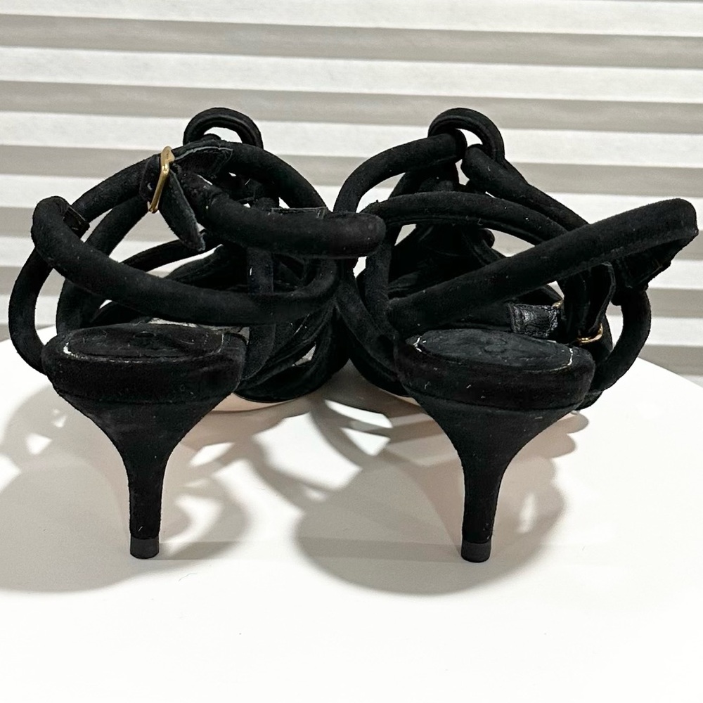 🌸COACH🌸 Black Suede Strappy Sandal Size: 5 - Picture 8 of 11